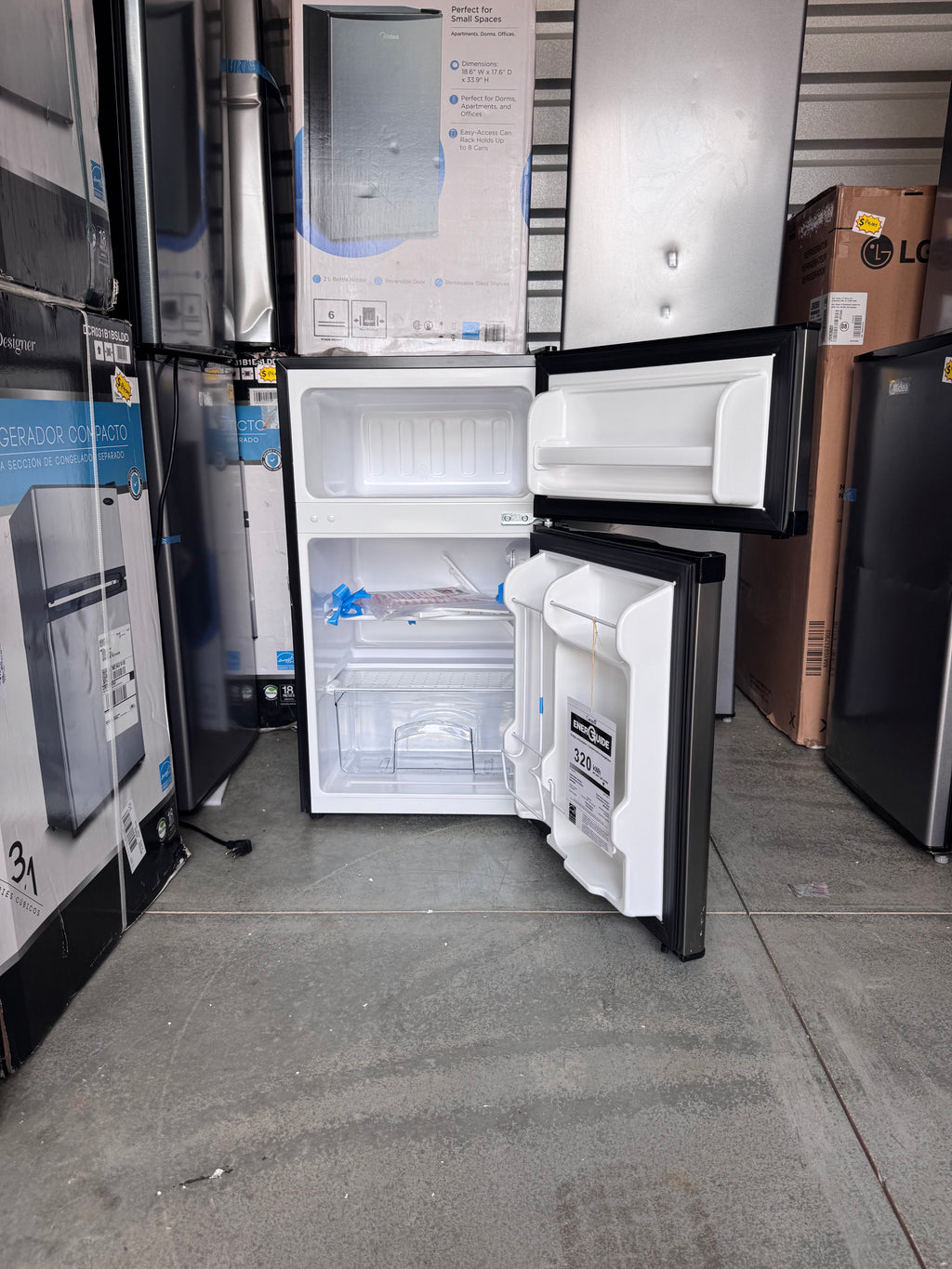 Danby 2-Door Mini Fridge with Freezer – Clearance