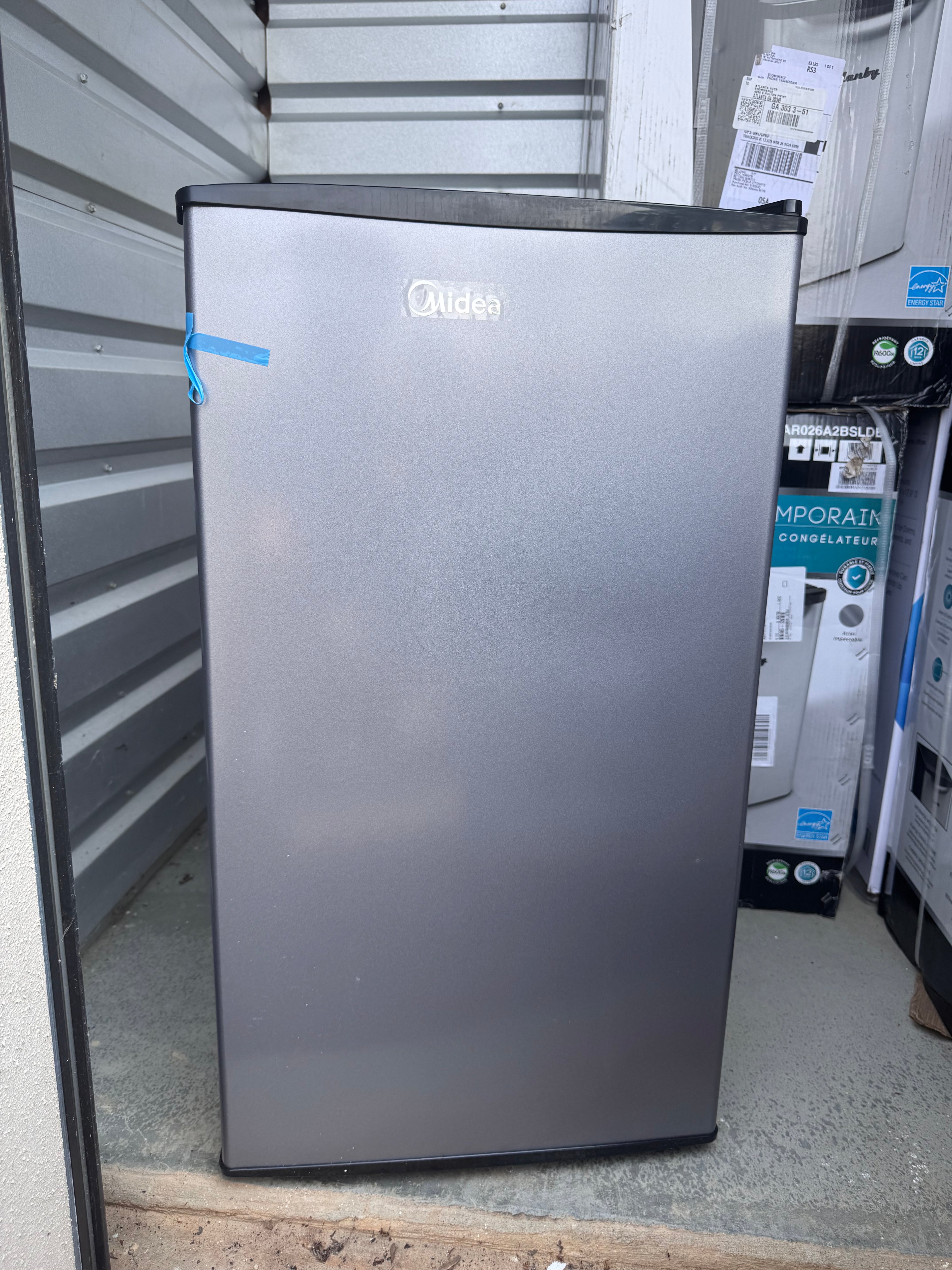 Midea Compact Refrigerator, 3.3 cu ft, Black
