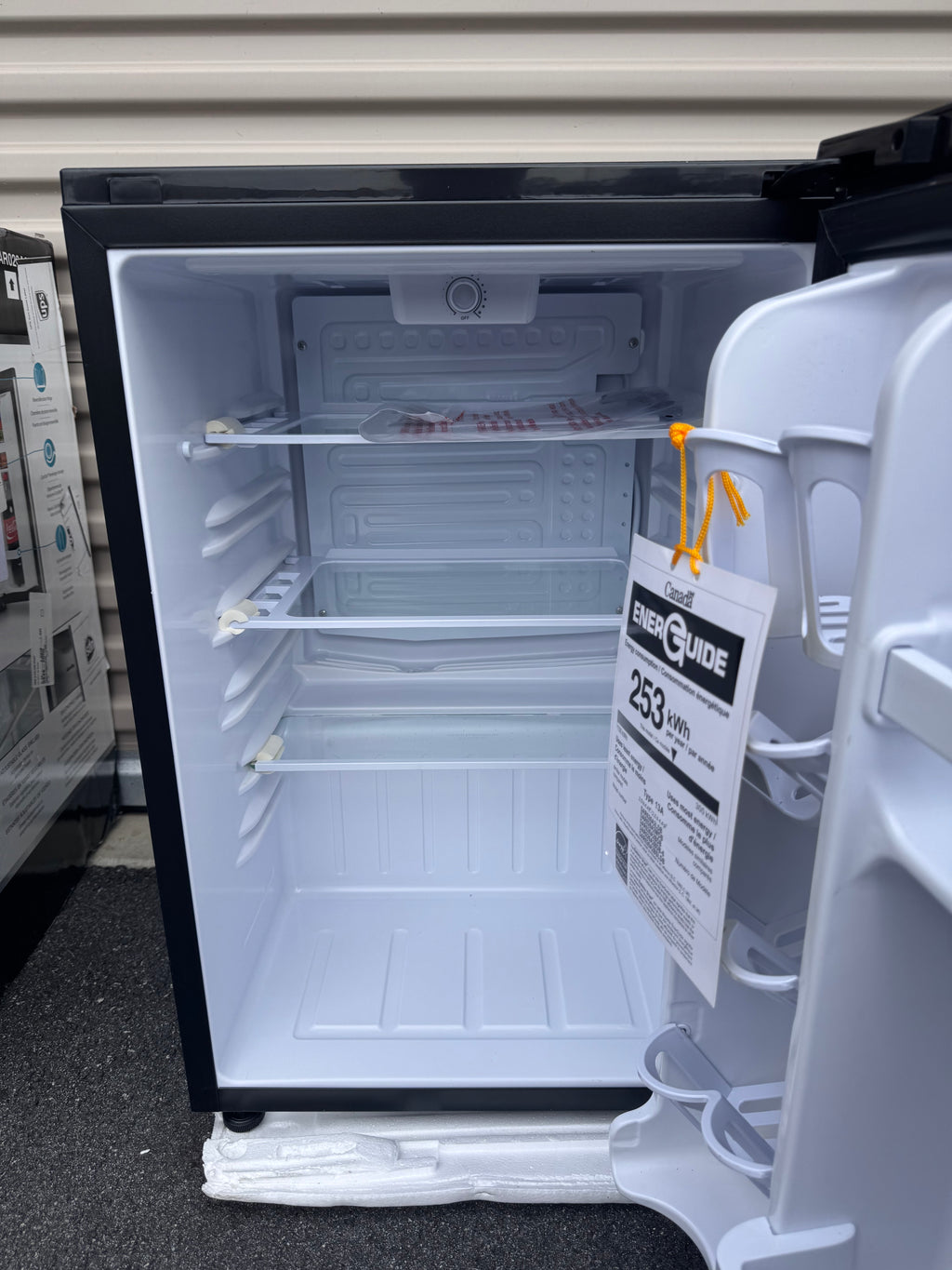 Danby 2.6 cu. ft. Compact Fridge in Stainless Steel Look