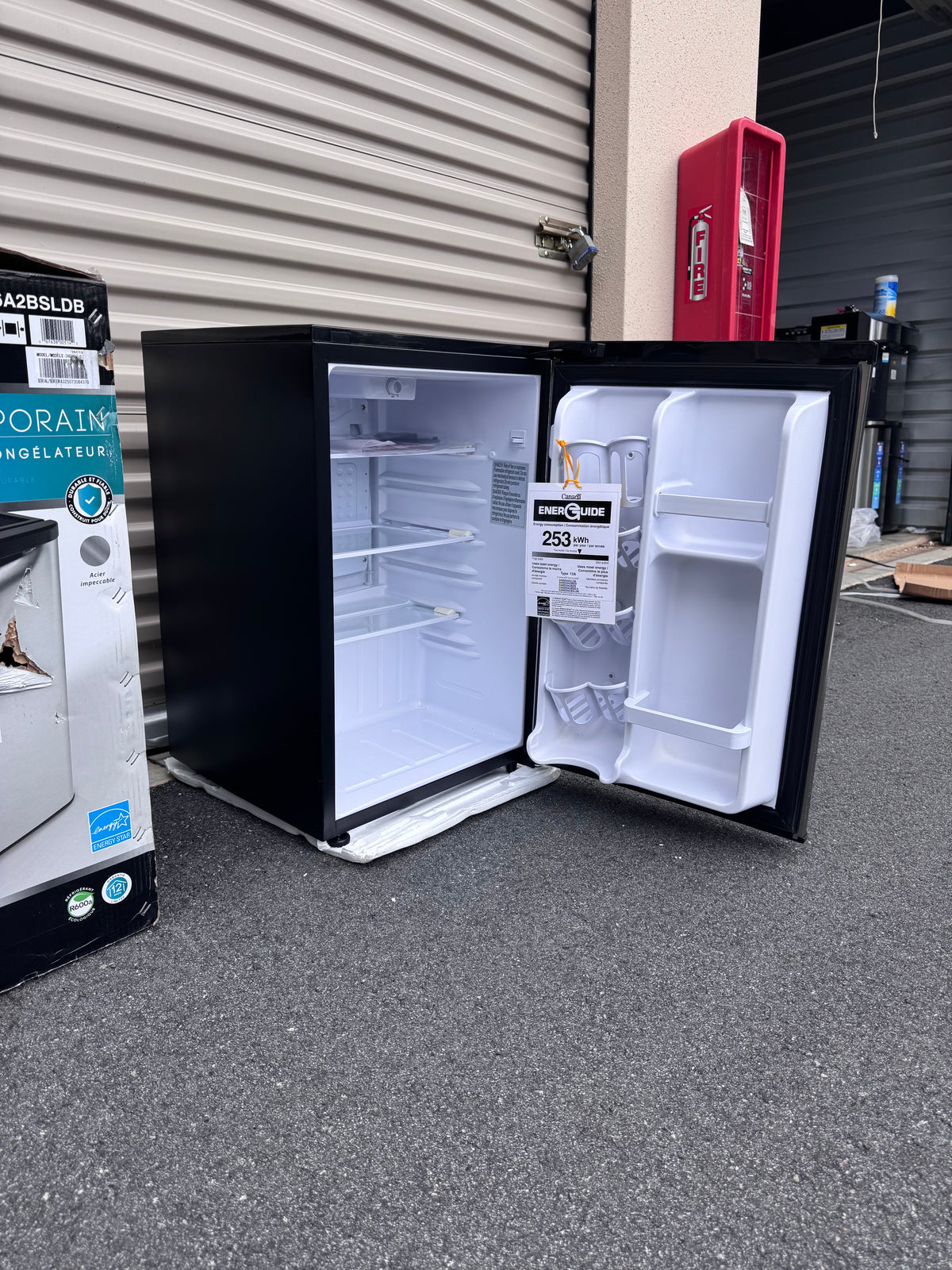 Danby 2.6 cu. ft. Compact Fridge in Stainless Steel Look