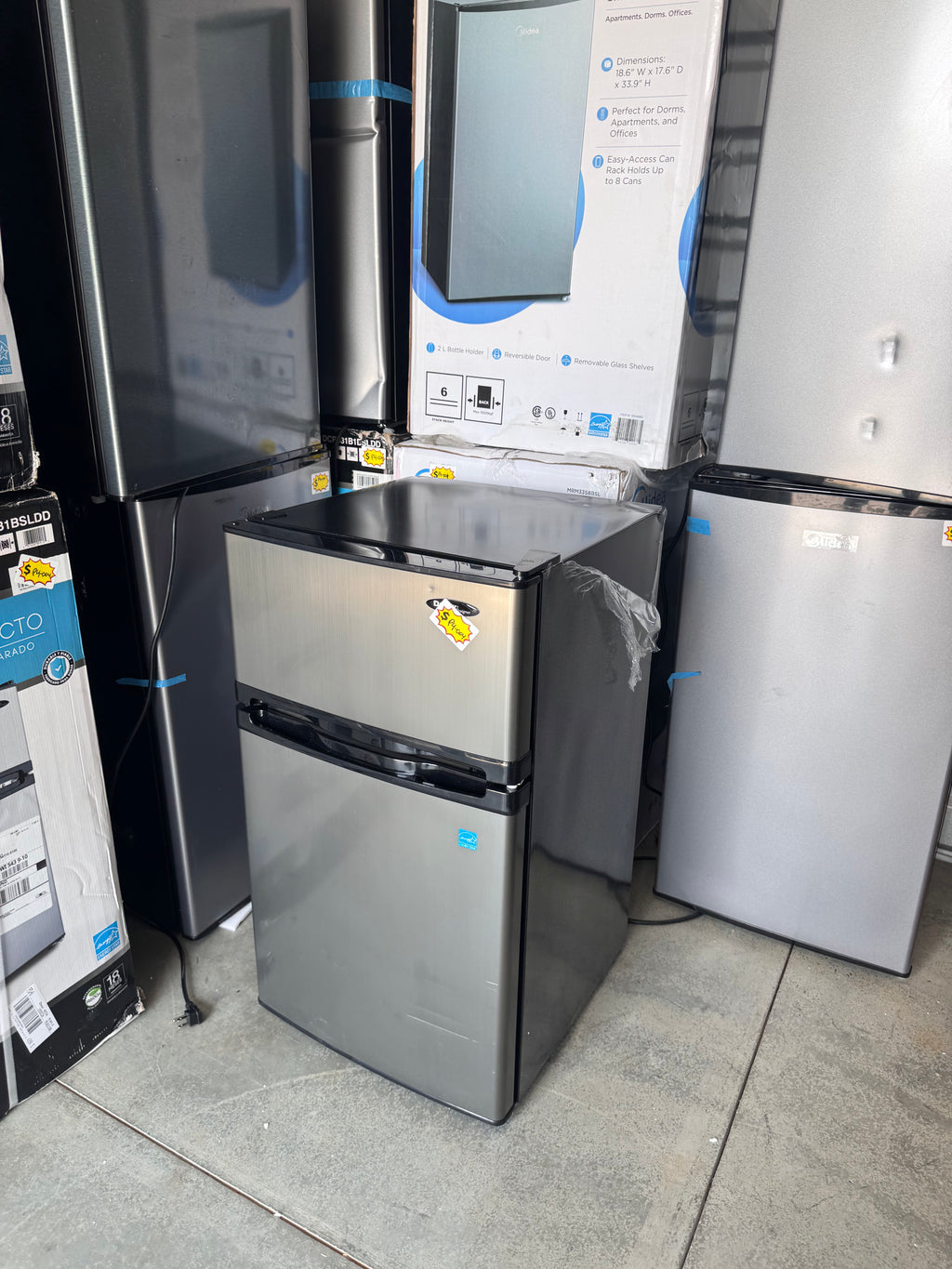 Danby 2-Door Mini Fridge with Freezer – Clearance