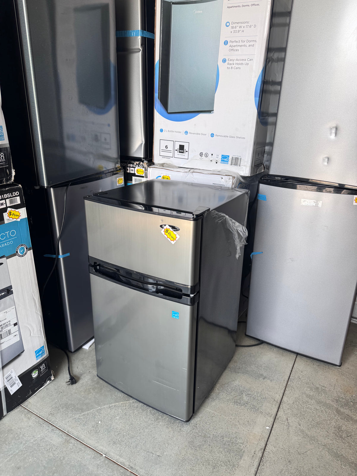 Danby 2-Door Mini Fridge with Freezer – Clearance