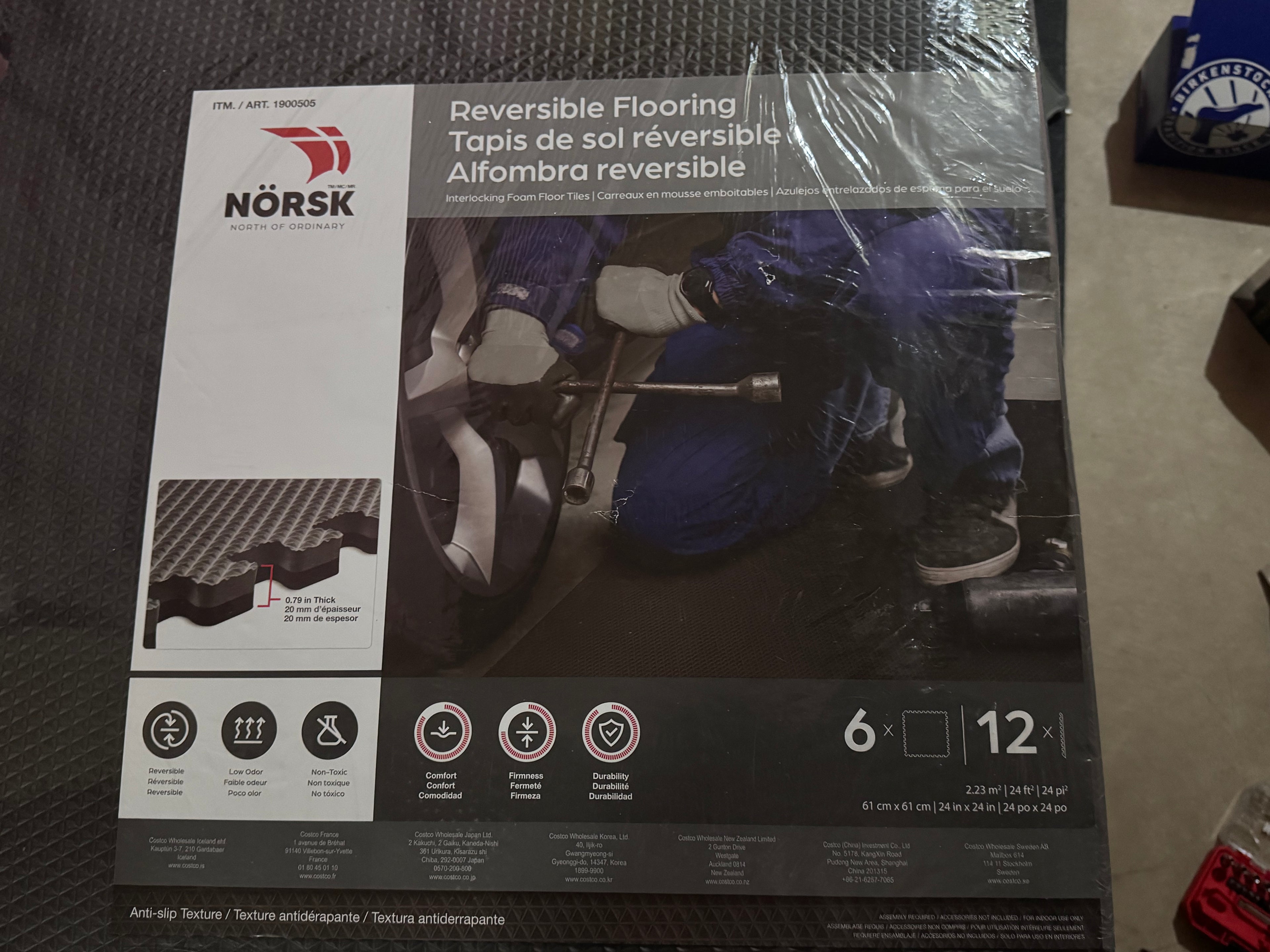 FLOOR/GYM MATS (1 PACK 72 SQ FT)