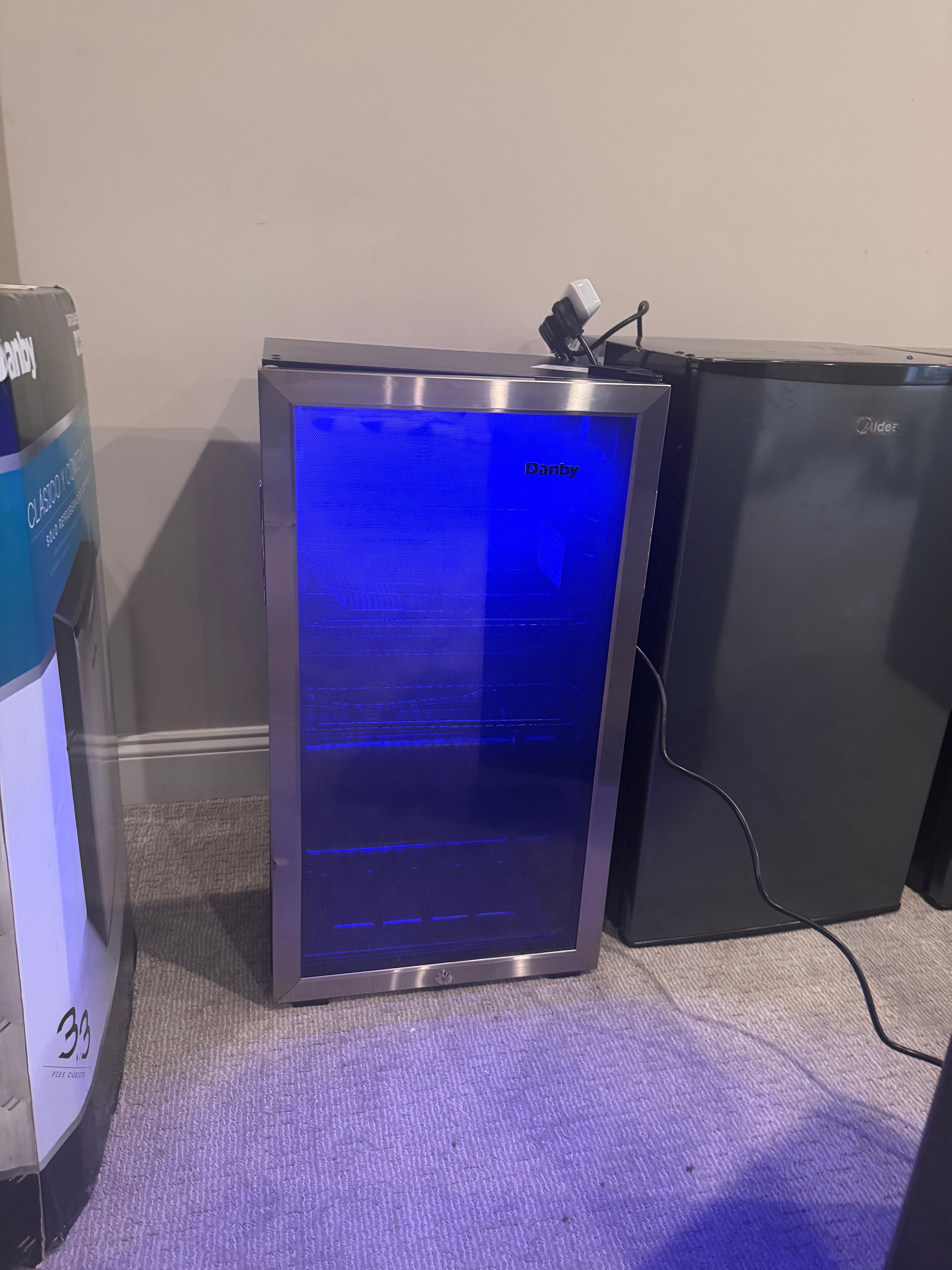 Danby 3.1 cu. ft. Free-Standing Beverage Center in Stainless Steel