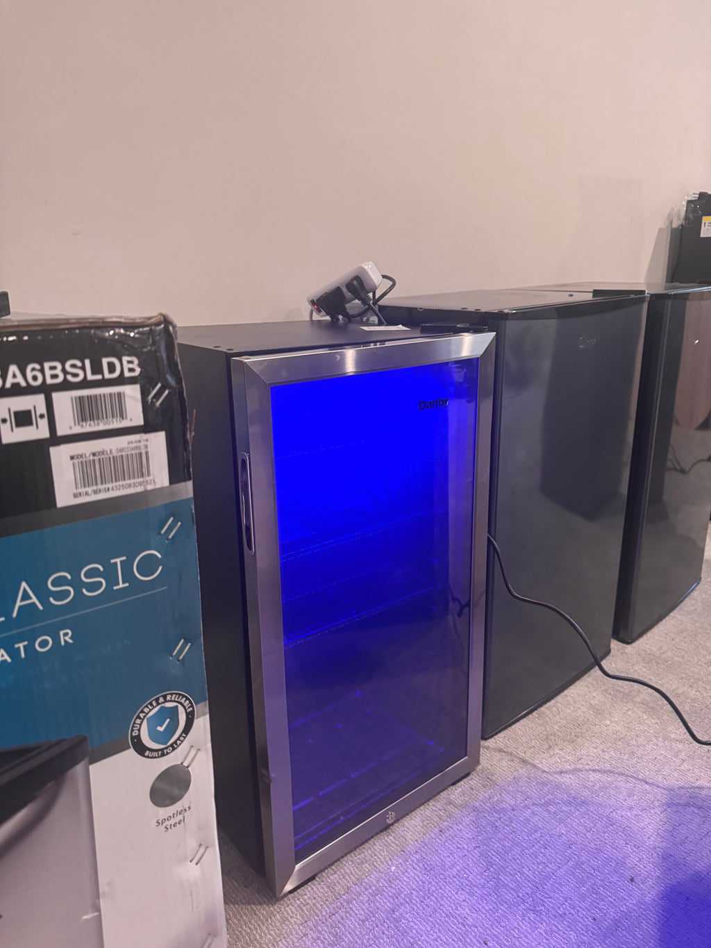 Danby 3.1 cu. ft. Free-Standing Beverage Center in Stainless Steel