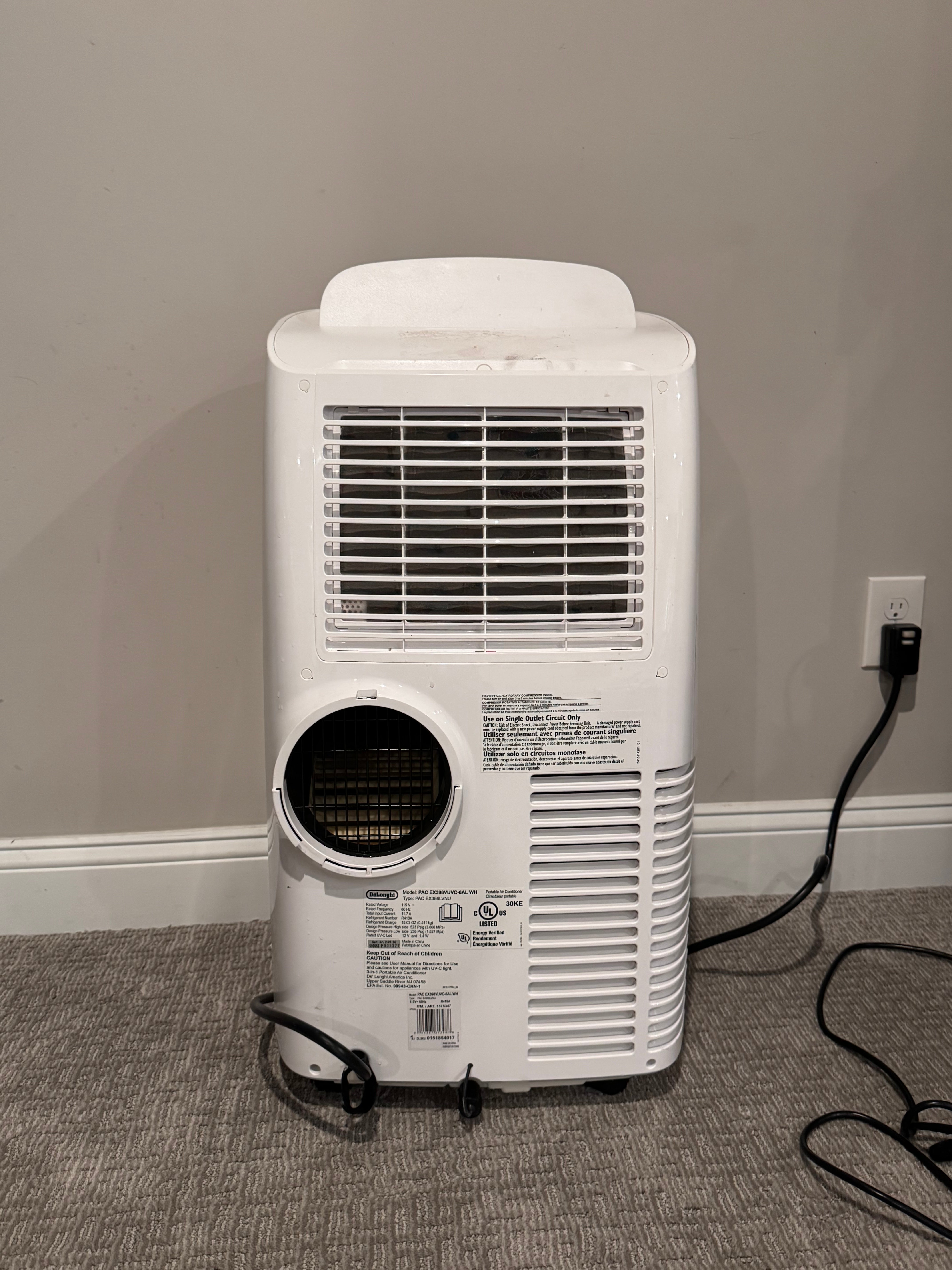 De'Longhi EX398UVCARE 8600 Air Purifier | Advanced Air Filtration