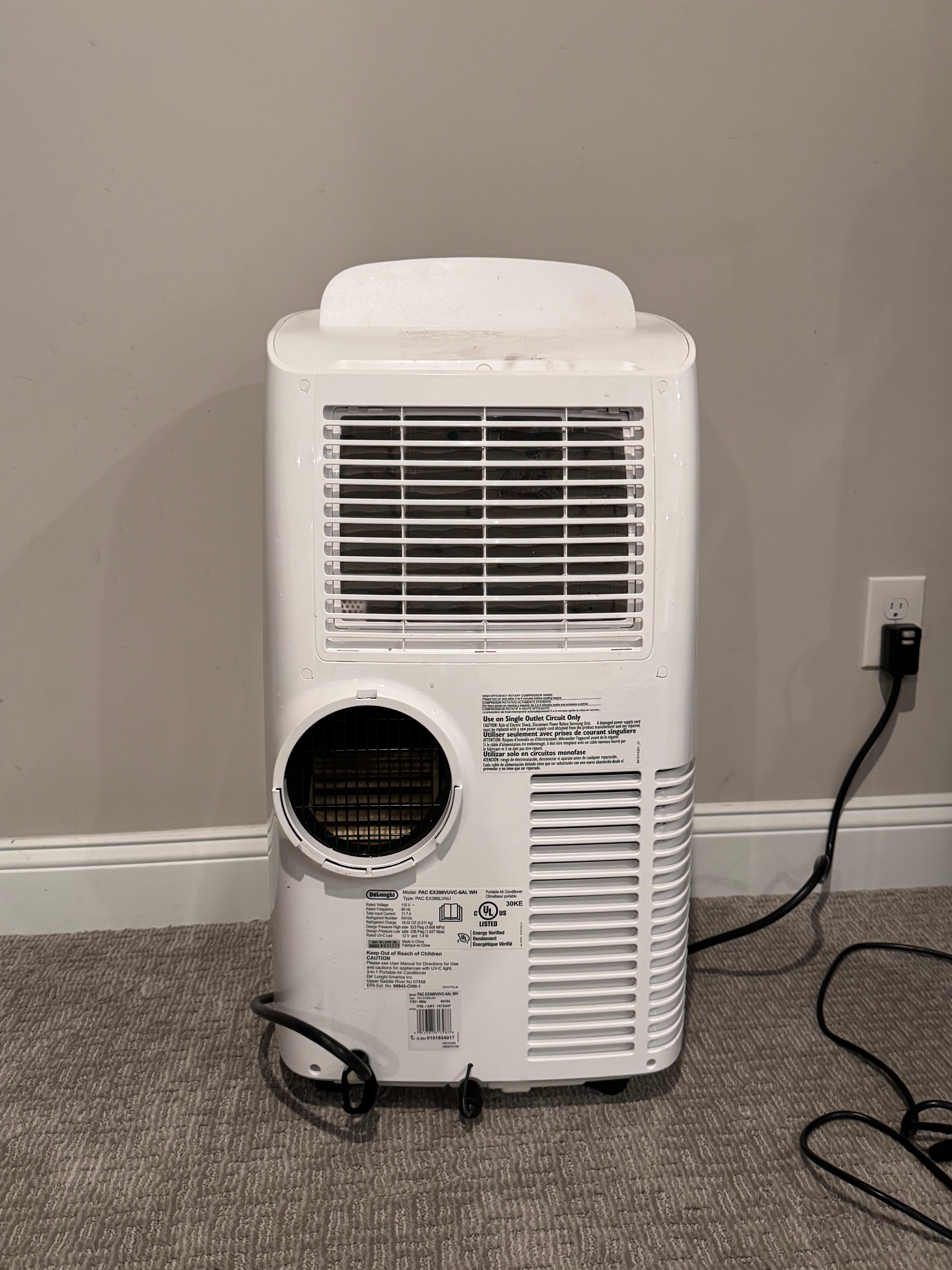 De'Longhi EX398UVCARE 8600 Air Purifier | Advanced Air Filtration | Retail $559.99