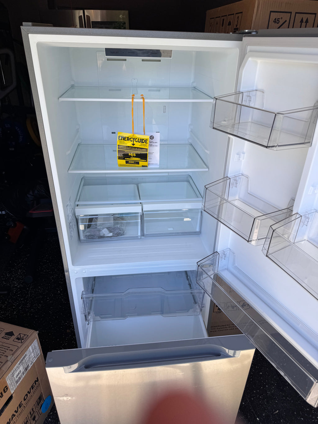 Midea 18.7 Cu. Ft. Top-Freezer Refrigerator | Spacious Family Fridge