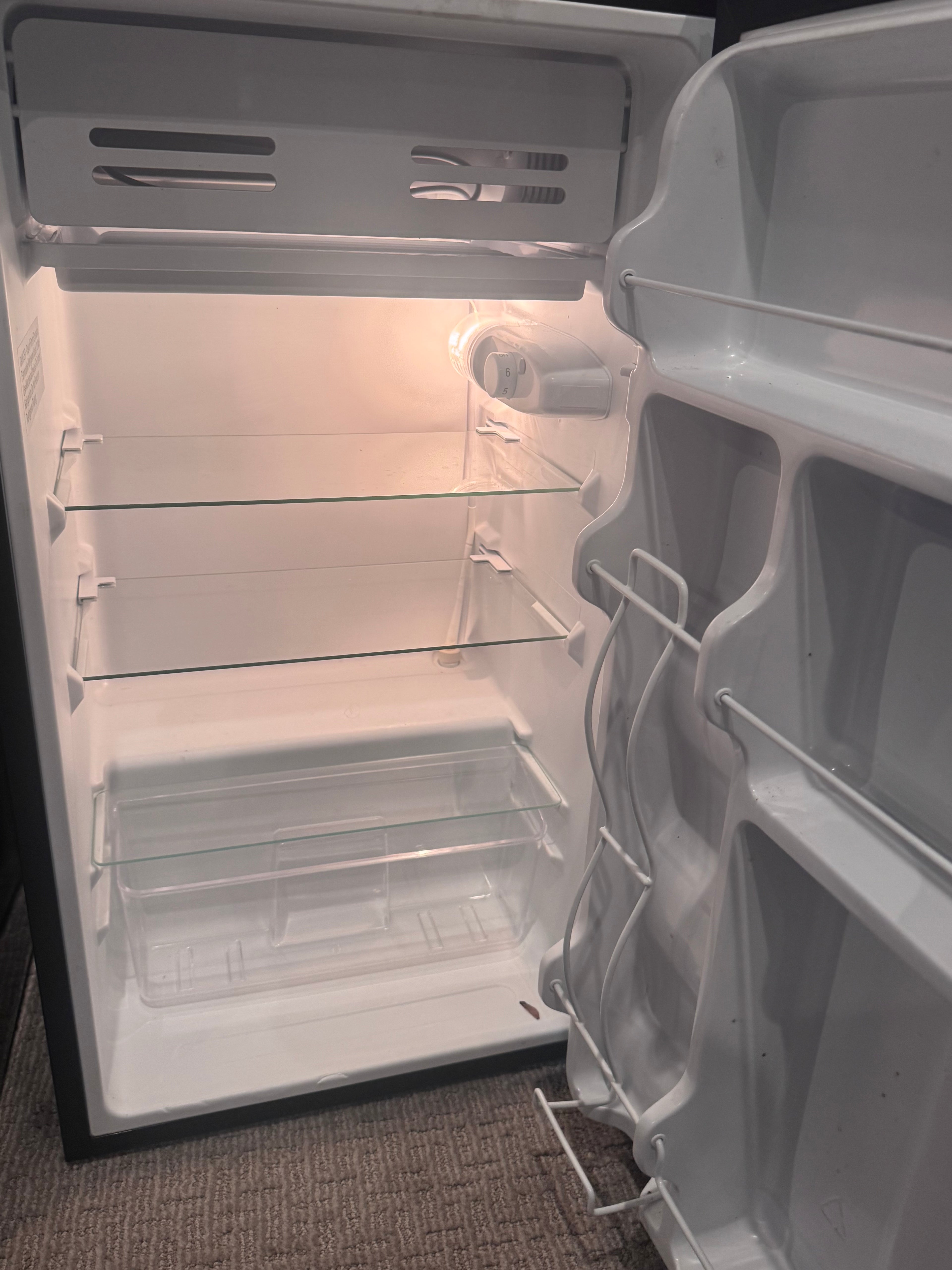 Midea Compact Refrigerator, 3.3 cu ft, Black