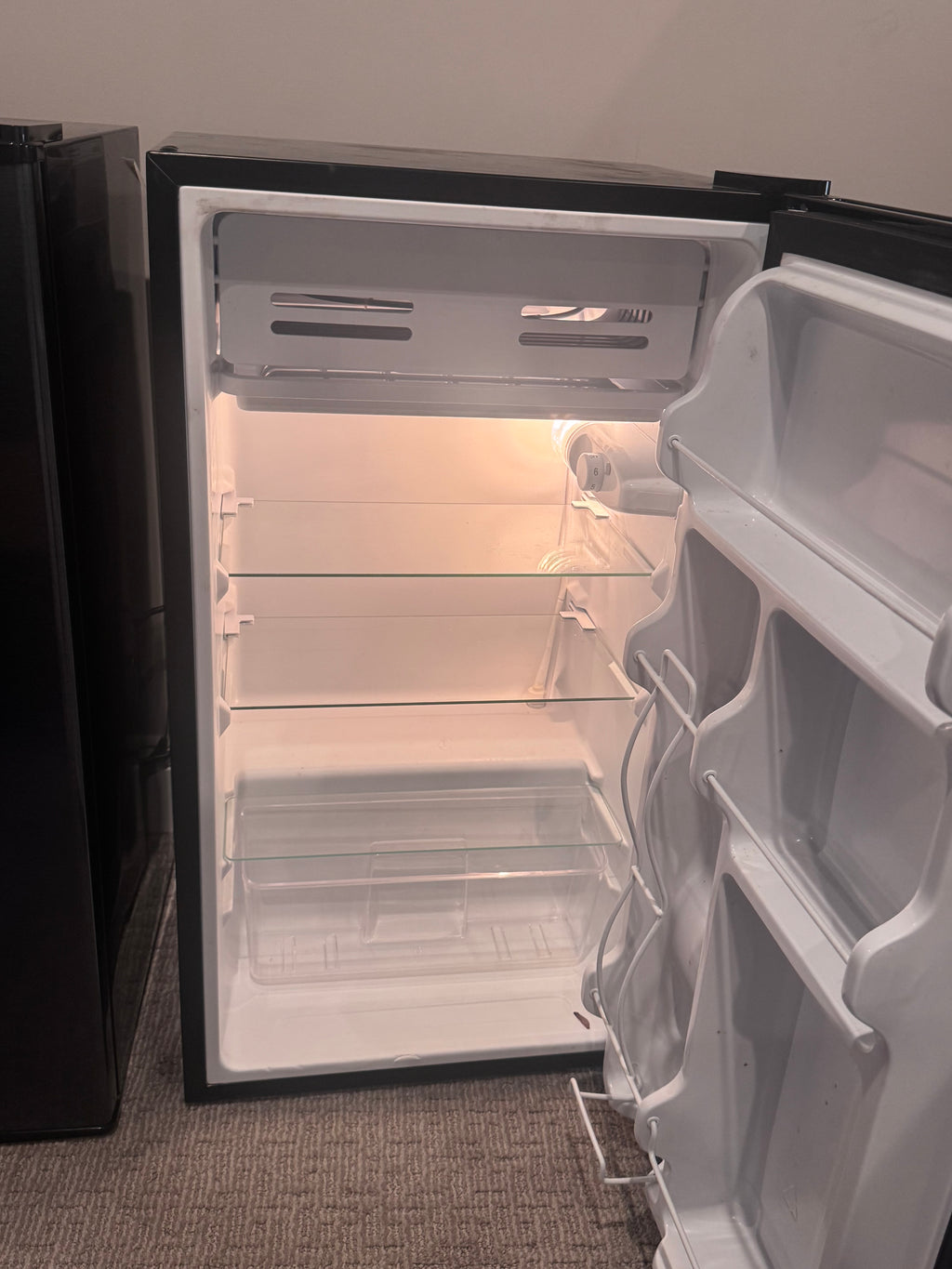 Midea Compact Refrigerator, 3.3 cu ft, Black