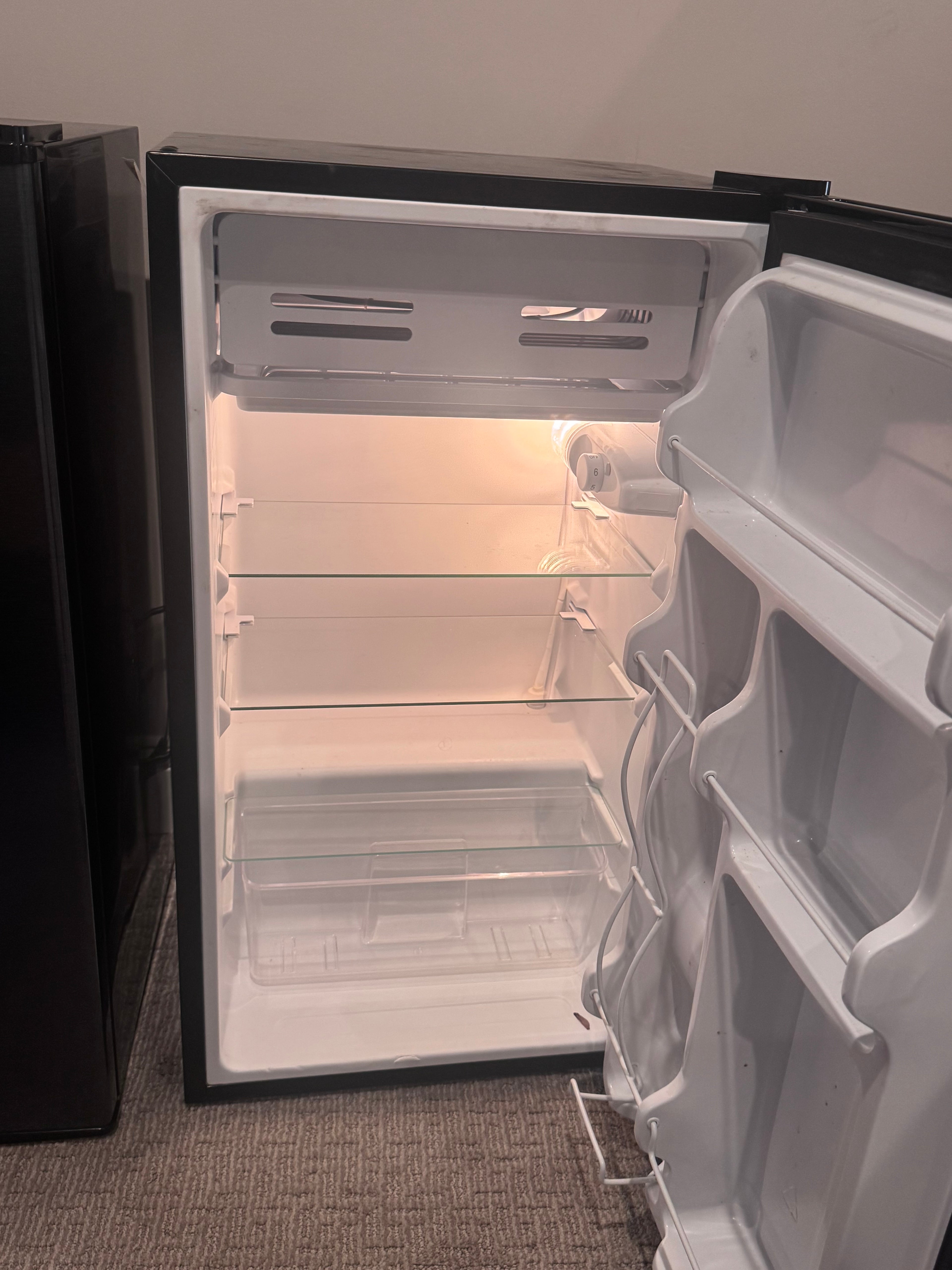 Midea Compact Refrigerator, 3.3 cu ft, Black