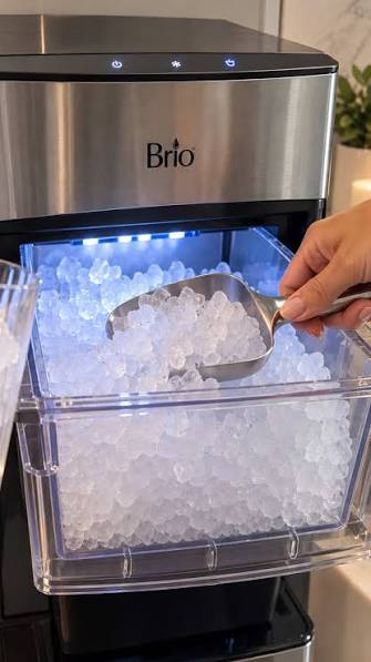 Brio 740i Nugget Ice Maker – Countertop Ice Machine