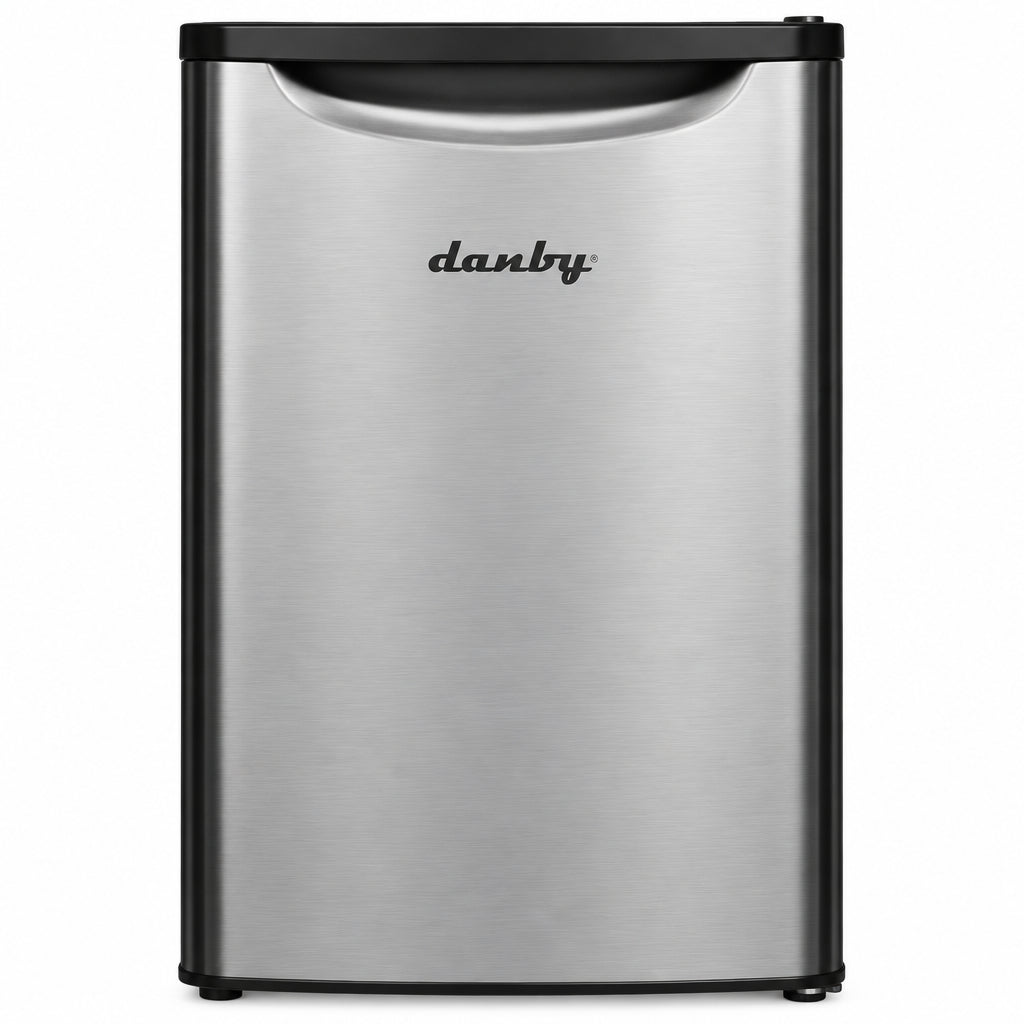 Danby 2.6 cu. ft. Compact Fridge in Stainless Steel Look